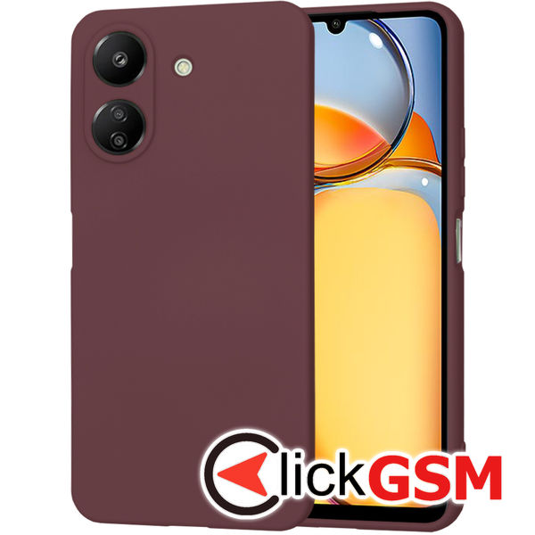 Techsuit - SoftFlex - Xiaomi Redmi 13C 4G / Poco C65 - Plum Red