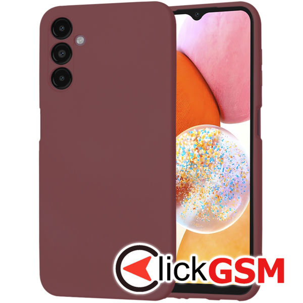 Techsuit - SoftFlex - Samsung Galaxy A14 4G / A14 5G - Plum Red