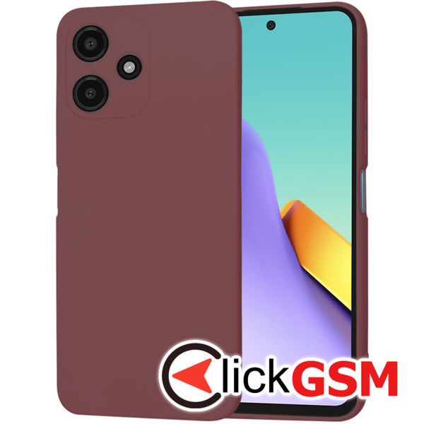 Techsuit - SoftFlex - Xiaomi Redmi 12 5G - Plum Red