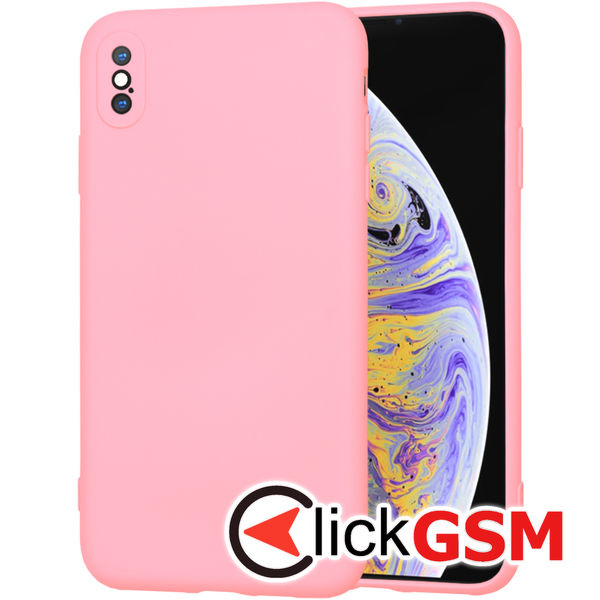 Techsuit - SoftFlex - iPhone XS Max - Chalk Pink