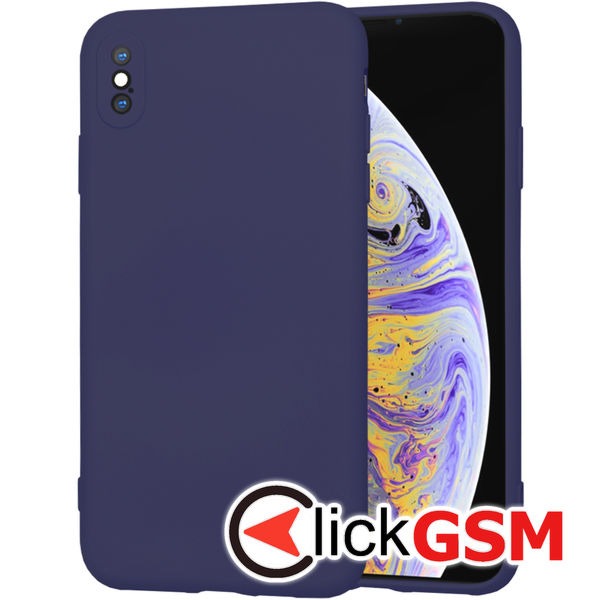 Techsuit - SoftFlex - iPhone XS Max - Navy Blue