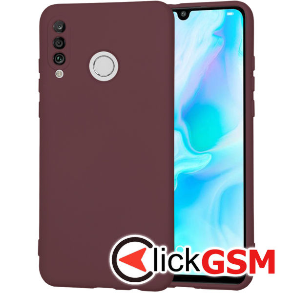 Techsuit - SoftFlex - Huawei P30 Lite / P30 Lite New Edition - Plum Red