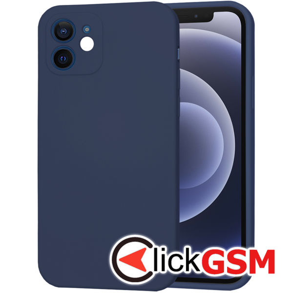 Techsuit - SoftFlex - iPhone 12 - Navy Blue