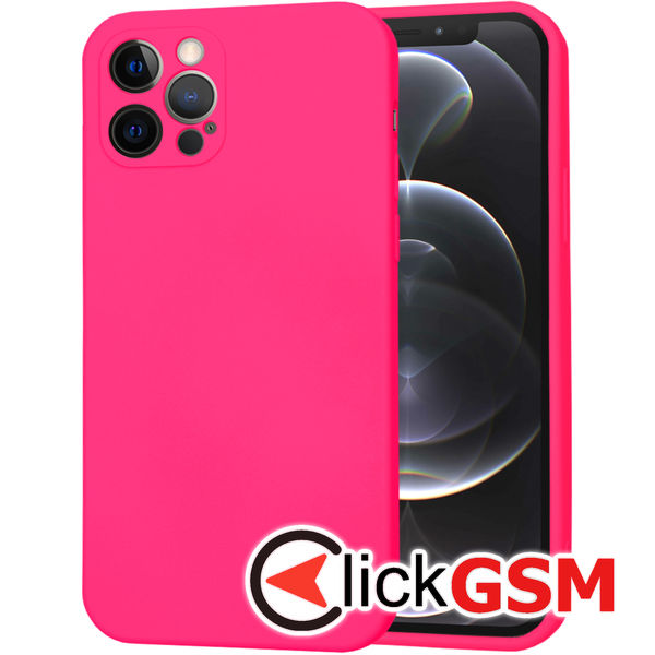 Techsuit - SoftFlex - iPhone 12 Pro - Hot Pink