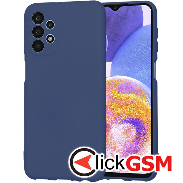 Techsuit - SoftFlex - Samsung Galaxy A23 4G / A23 5G - Navy Blue