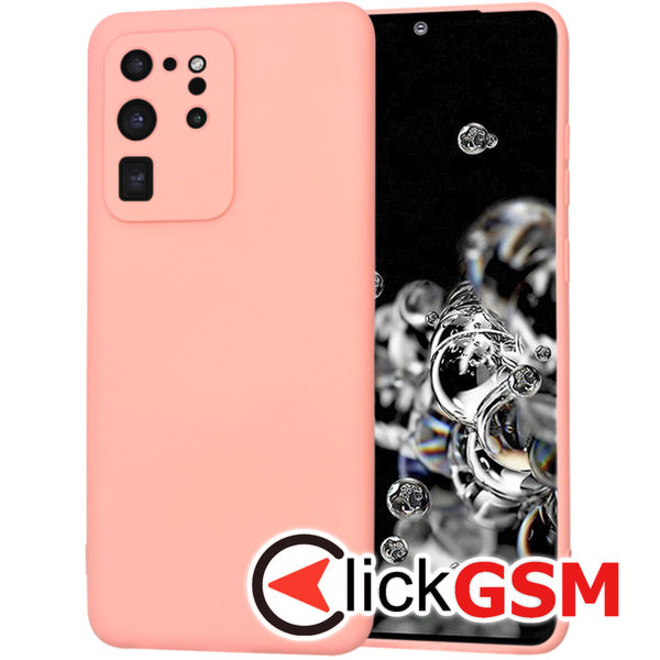 Techsuit - SoftFlex - Samsung Galaxy S20 Ultra 4G / S20 Ultra 5G - Chalk Pink
