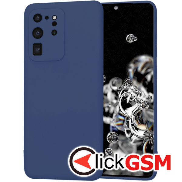 Techsuit - SoftFlex - Samsung Galaxy S20 Ultra 4G / S20 Ultra 5G - Navy Blue