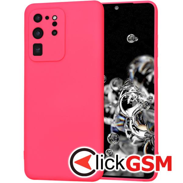 Techsuit - SoftFlex - Samsung Galaxy S20 Ultra 4G / S20 Ultra 5G - Hot Pink