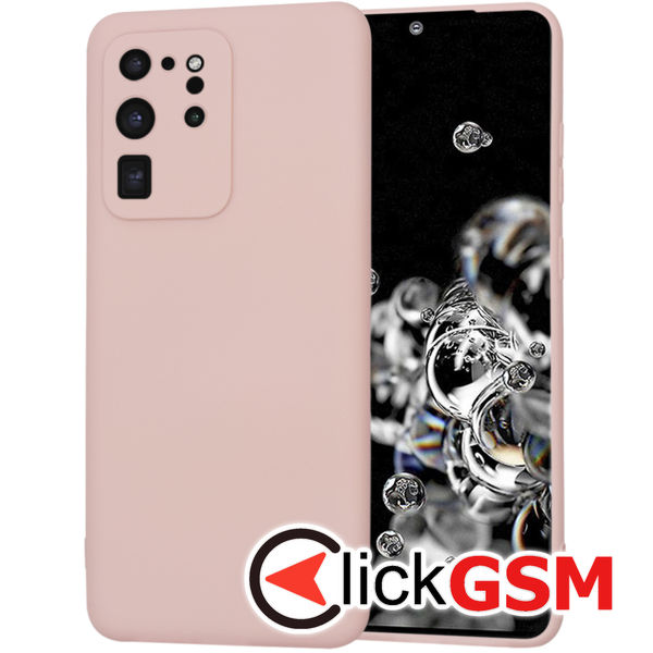 Techsuit - SoftFlex - Samsung Galaxy S20 Ultra 4G / S20 Ultra 5G - Pink Sand