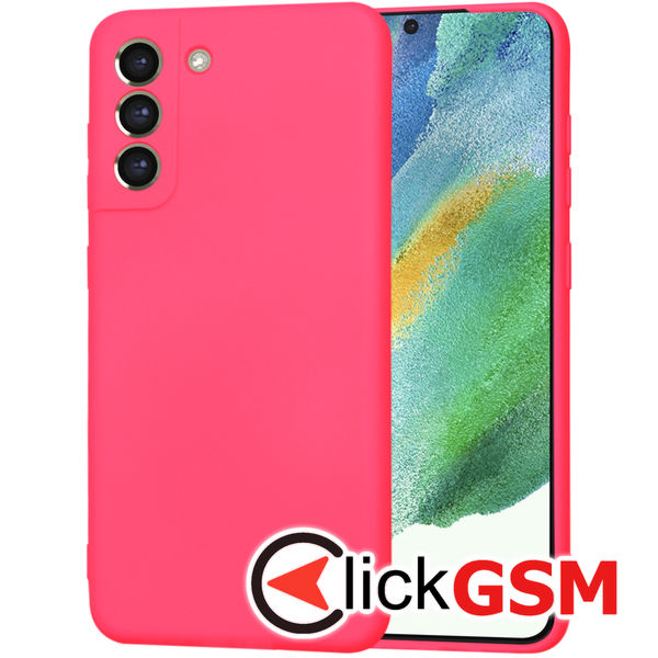 Techsuit - SoftFlex - Samsung Galaxy S21 FE 5G - Hot Pink