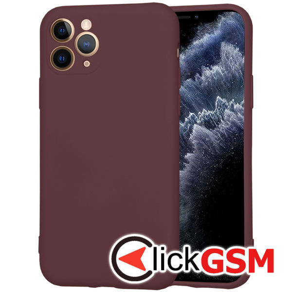 Techsuit - SoftFlex - iPhone 11 Pro - Plum Red
