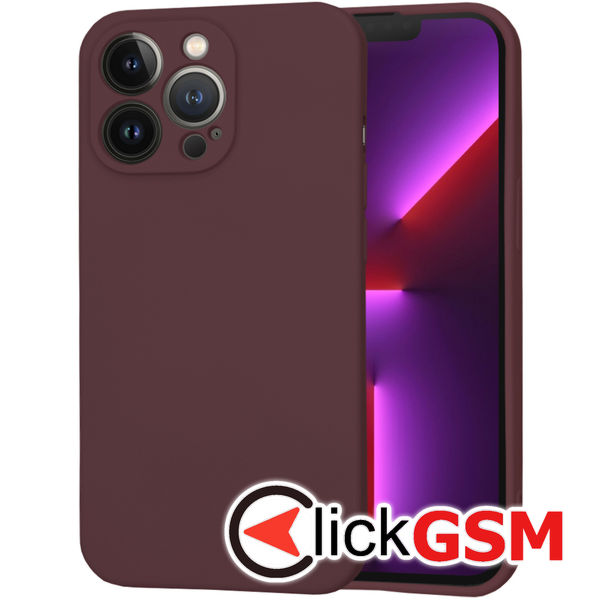 Techsuit - SoftFlex - iPhone 13 Pro - Plum Red