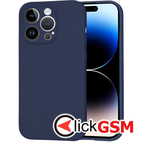 Techsuit - SoftFlex - iPhone 14 Pro - Navy Blue