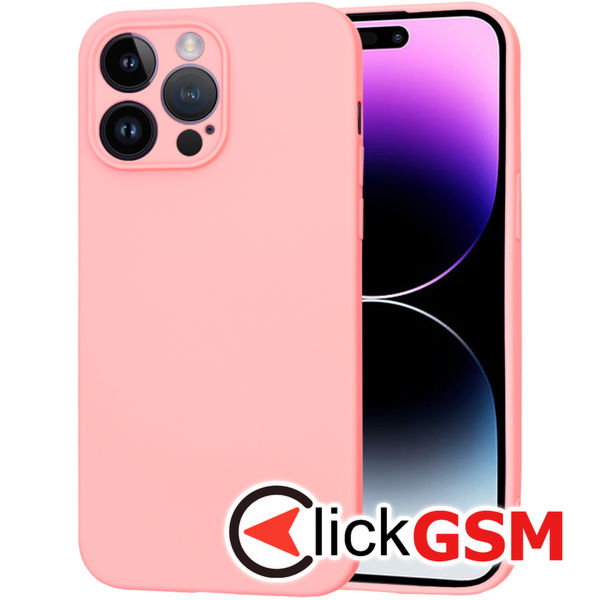 Techsuit - SoftFlex - iPhone 14 Pro Max - Chalk Pink