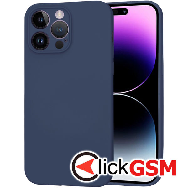 Techsuit - SoftFlex - iPhone 14 Pro Max - Navy Blue