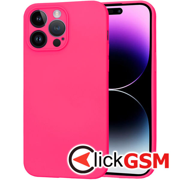 Techsuit - SoftFlex - iPhone 14 Pro Max - Hot Pink