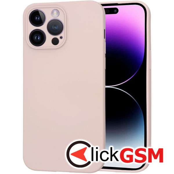 Techsuit - SoftFlex - iPhone 14 Pro Max - Pink Sand