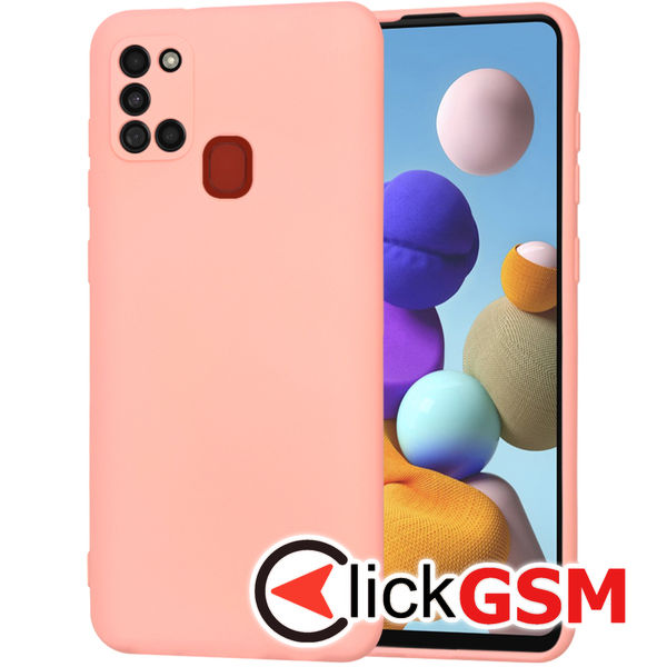 Techsuit - SoftFlex - Samsung Galaxy A21s - Chalk Pink