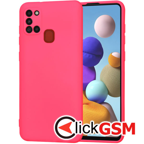 Techsuit - SoftFlex - Samsung Galaxy A21s - Hot Pink