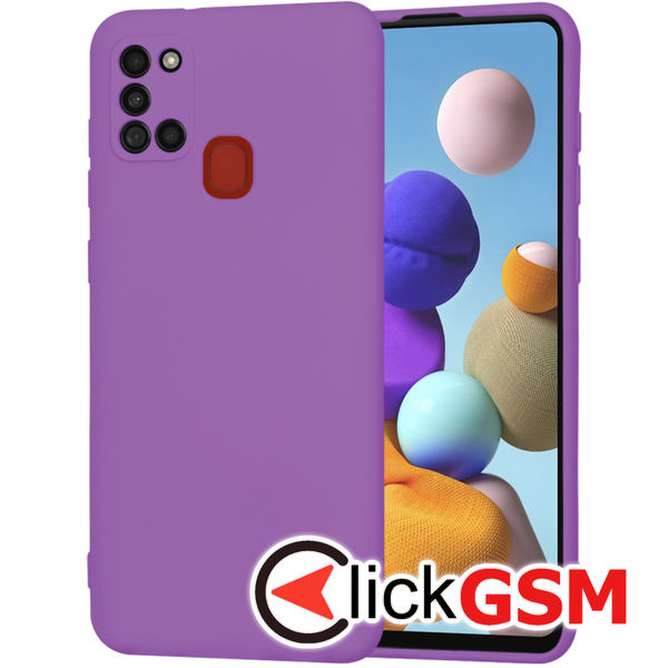 Techsuit - SoftFlex - Samsung Galaxy A21s - Purple
