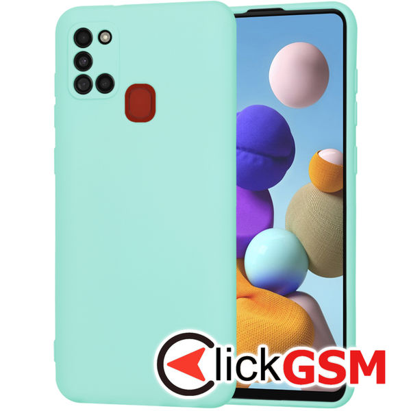 Techsuit - SoftFlex - Samsung Galaxy A21s - Sea Blue