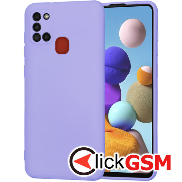 Techsuit - SoftFlex - Samsung Galaxy A21s - Light Purple