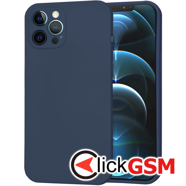 Techsuit - SoftFlex - iPhone 12 Pro Max - Navy Blue