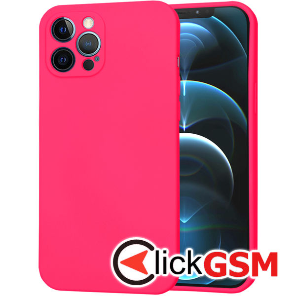 Techsuit - SoftFlex - iPhone 12 Pro Max - Hot Pink