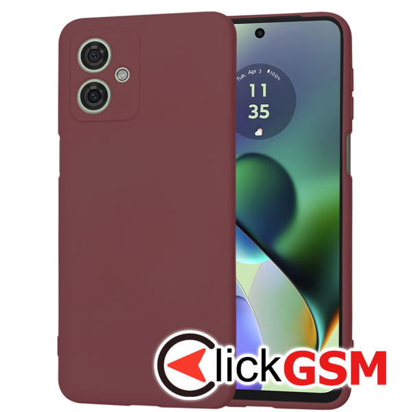 Techsuit - SoftFlex - Motorola Moto G54 - Plum Red