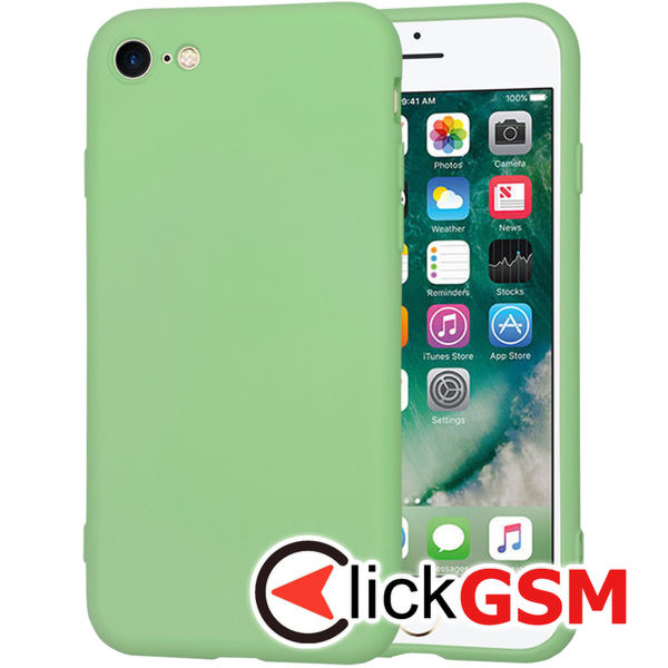 Techsuit - SoftFlex - iPhone 7 / iPhone 8 / iPhone SE 2, SE 2020 / iPhone SE 3, SE 2022 - Mint Green