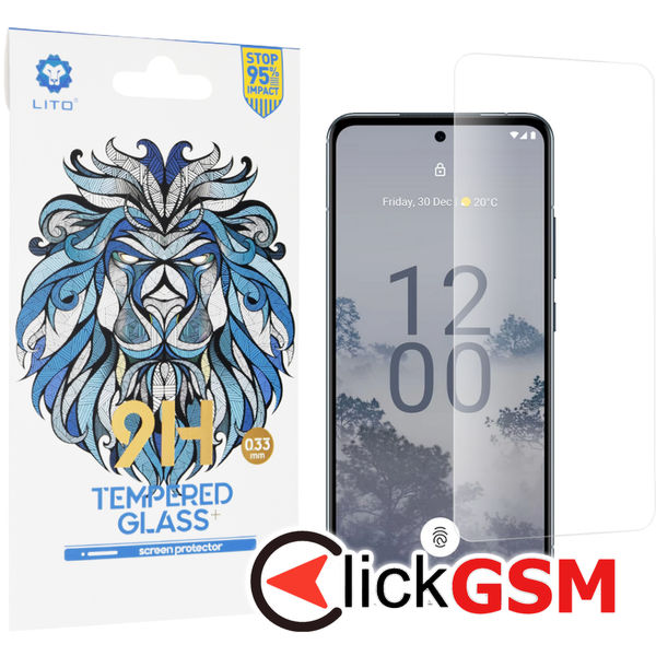 Lito - 2.5D Classic Glass - Nokia X30 - Clear