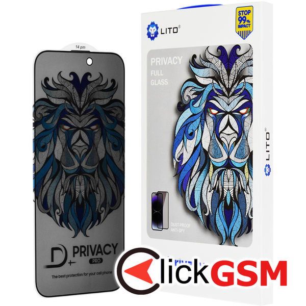 Lito - D+ Pro Privacy - iPhone 13 Pro Max / 14 Plus - Black