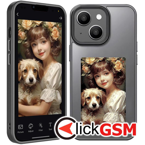 Techsuit - SmartScreen NFC - iPhone 13 / 14 - Black