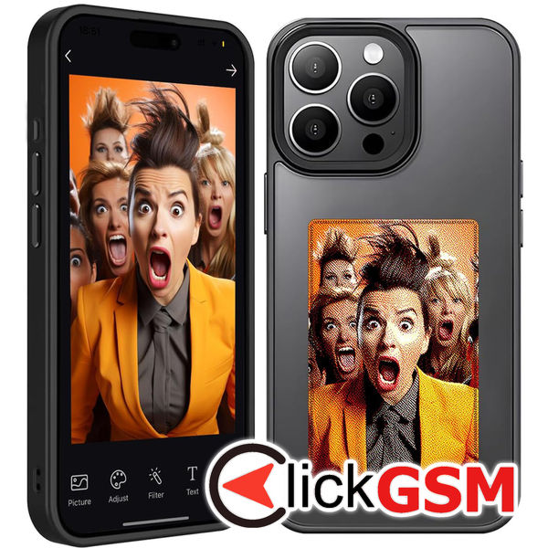 Techsuit - SmartScreen NFC - iPhone 15 Pro - Black