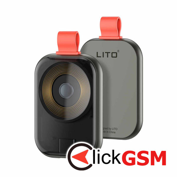 Lito - Magnetic Wireless Charger (LT-W1) - for Apple Watch, with Keyring, Charge On the Go, 3.5W, 1A - Black