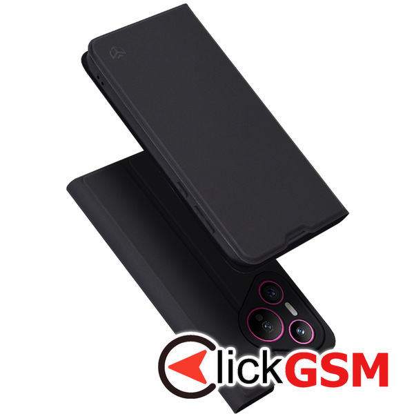 Techsuit - Magskin Book - Huawei Pura 70 - Black