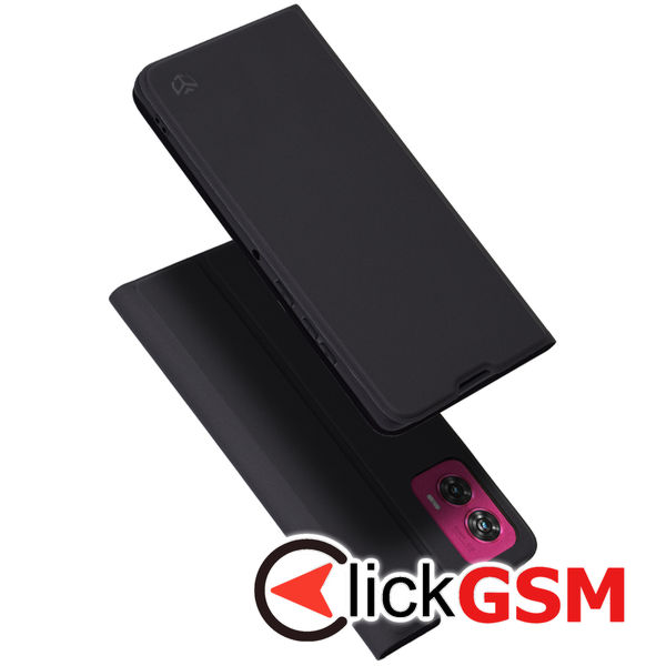 Techsuit - Magskin Book - Motorola Edge 50 Fusion - Black