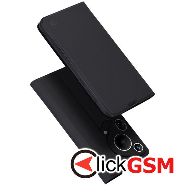 Techsuit - Magskin Book - Huawei Pura 70 Ultra - Black