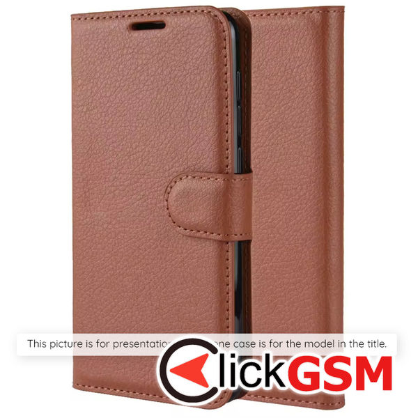 Techsuit - Leather Folio - iPhone 16 Pro Max - Brown