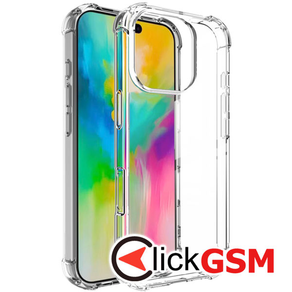 Techsuit - Shockproof Clear Silicone - iPhone 16 Pro - Clear