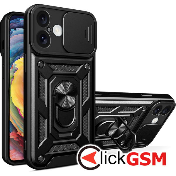 Techsuit - CamShield Series - iPhone 16 - Black