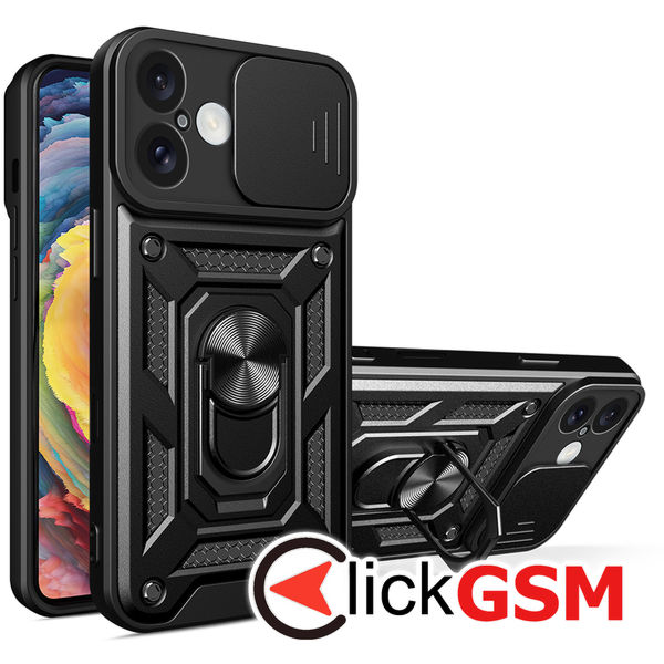 Techsuit - CamShield Series - iPhone 16 Plus - Black