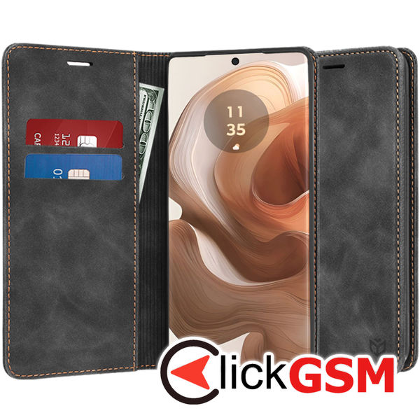 Techsuit - Confy Cover - Motorola Edge 50 Ultra - Black