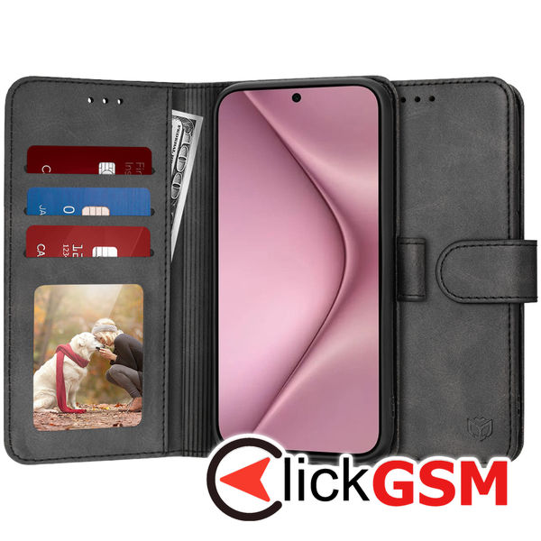 Techsuit - Diary Book - Huawei Pura 70 - Black