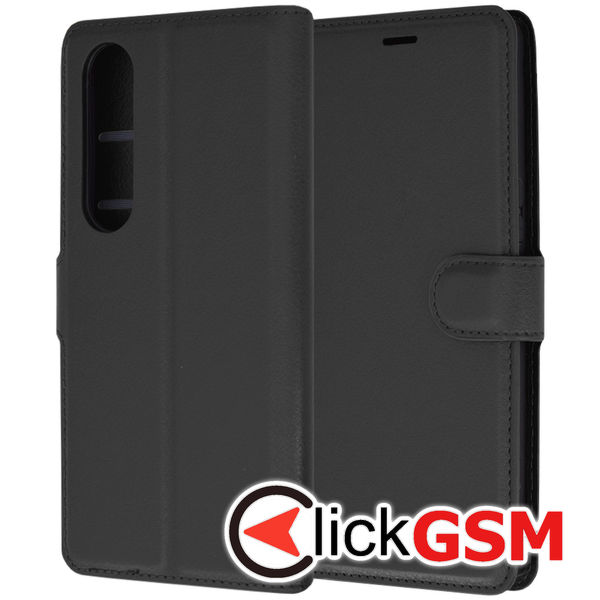 Techsuit - Leather Folio - Sony Xperia 1 VI - Black