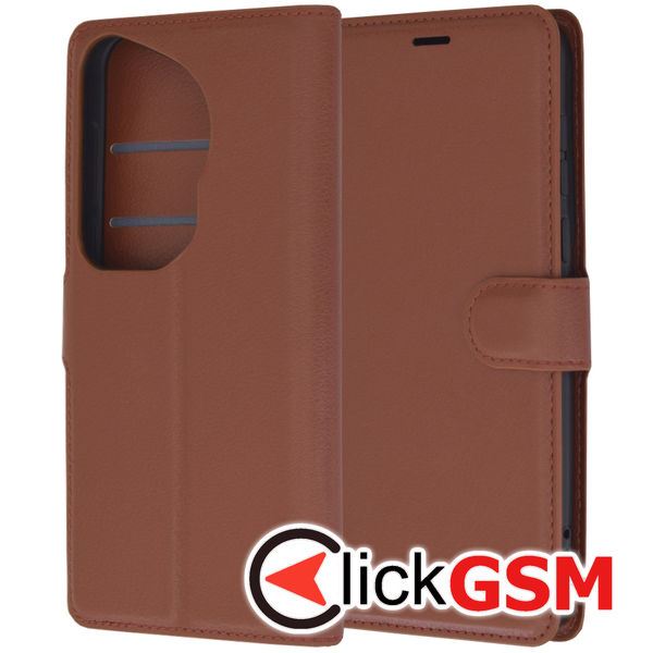 Techsuit - Leather Folio - Huawei Pura 70 Ultra - Brown