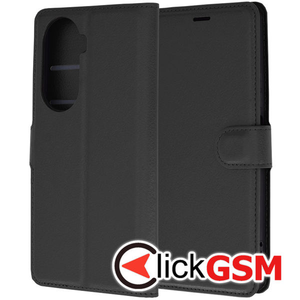 Techsuit - Leather Folio - Huawei nova 11 SE / 12 SE - Black