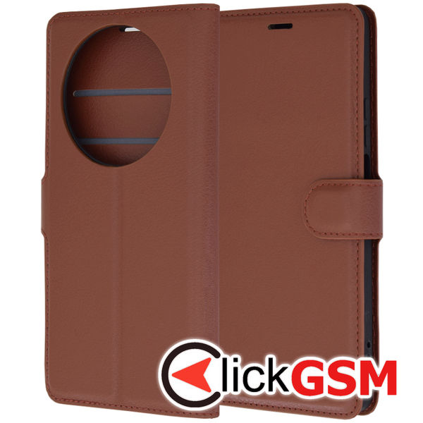 Techsuit - Leather Folio - Huawei nova 12i - Brown