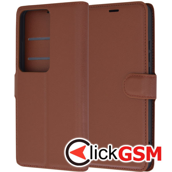 Techsuit - Leather Folio - Oppo Reno11 F - Brown