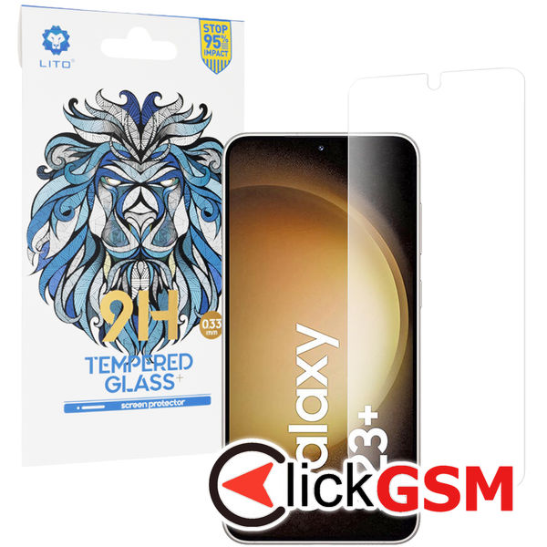 Lito - 2.5D Classic Glass Ultra Thin - Samsung Galaxy S23 Plus - Clear